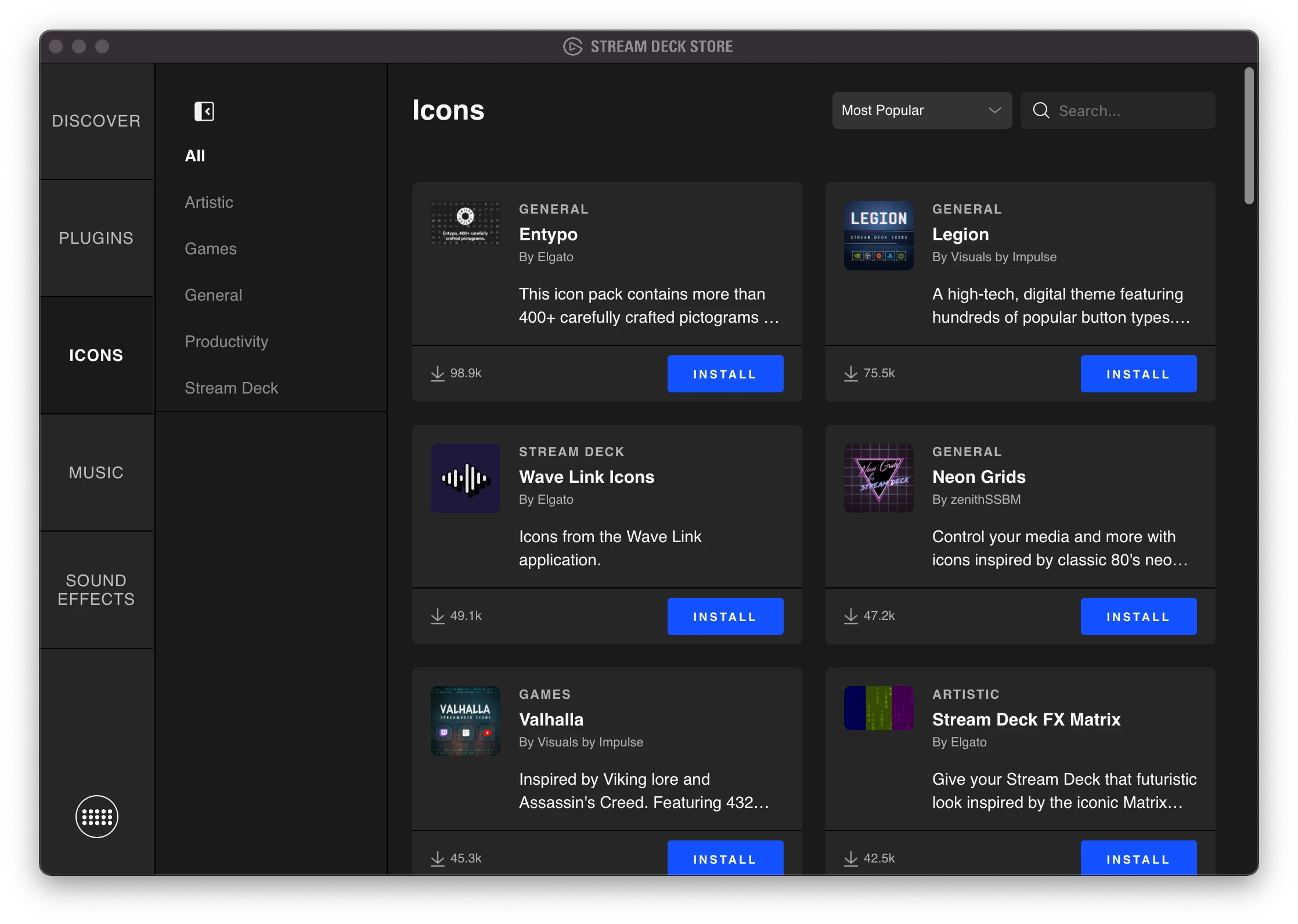 Stream Deck Store